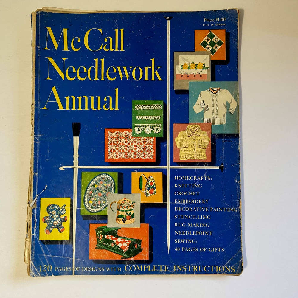 Vintage 1950 Mccalls Needlework Annual Magazine